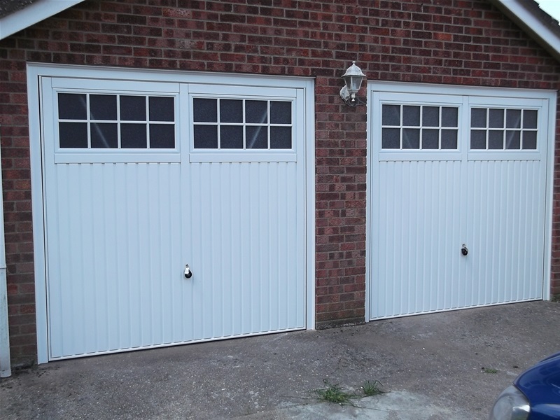 tilt-up canopy garage door installation in suffolk