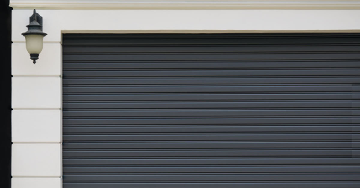 Black Garage Door