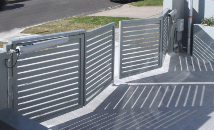 bi-folding gate installation in Suffolk